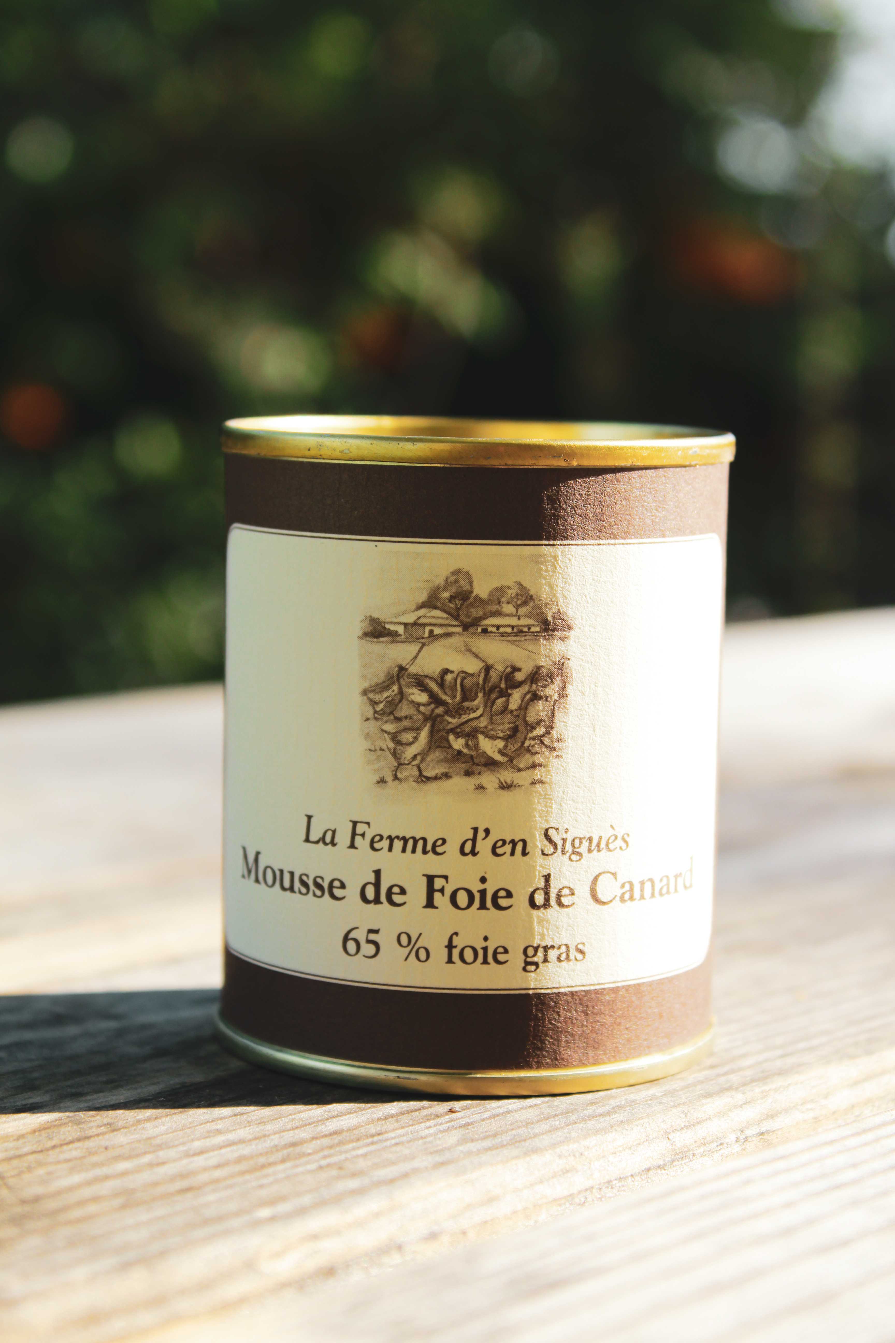 Mousse de foie de Canard, 130 g - 4 parts La Salade Gasconne